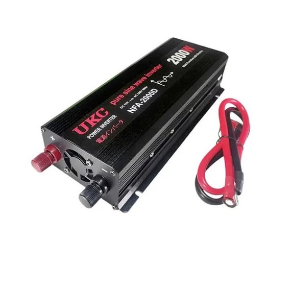 Инвертор 5 CORE 2000W 12V с чистой синусоидой • Преобразователь 5 CORE 2000W 12V-220V AC/DC Pure Sine Wave для резервного питания | Зображення 1