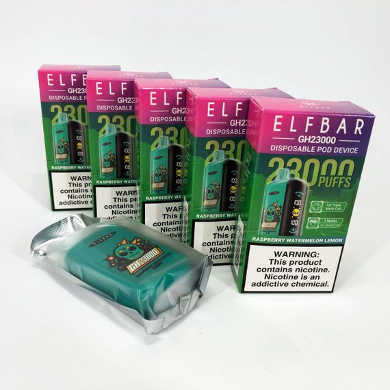 ELF BAR GH 23000 смак Малина Кавун Лимон (Raspberry Watermelon Lemon) | Зображення 8