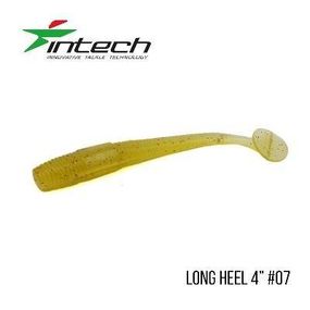 Силиконовая приманка, Съедобный силикон Intech Интеч Long Heel 4"6 шт #07