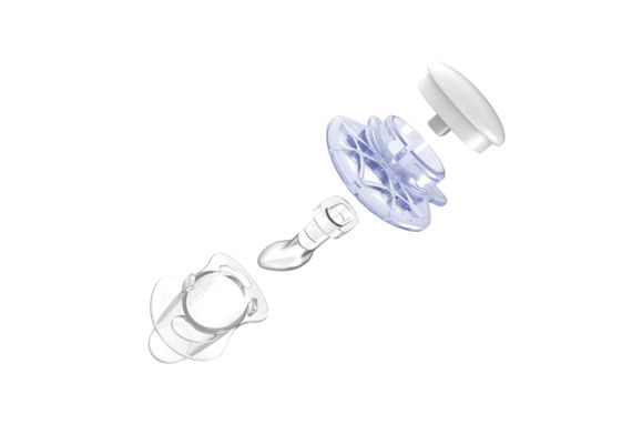 Пустышка симетрическая Nuvita Air 0м+ 2 шт. светится в темноте NV7063 (NV7063) | Зображення 3