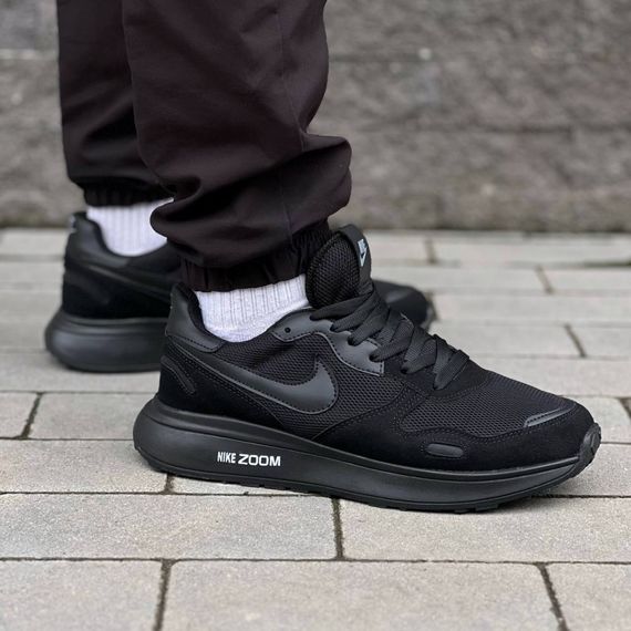 Кросівки Nike текстиль/замш колір чорний | Зображення 2