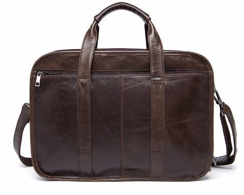 Сумка для ноутбука из натуральной кожи Vintage 14870 Коричневая | Зображення 1