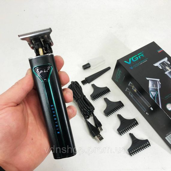 Перезаряджається набір для стрижки волосся VGR, Електрична машинка тример для волосся і бороди NU-59 | Зображення 2