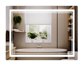 Дзеркало Qtap Cardinal (CA2) прямокутне з LED-підсвічуванням Touch QT0478C1008048455