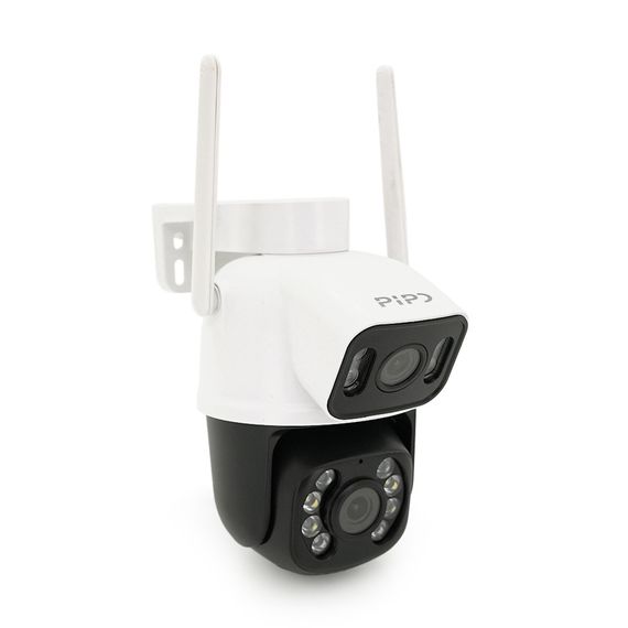 4 + 2Мп Wi-Fi/LAN видеокамера двумя объективами SD/карта PP-IPC35D4MP25 PTZ