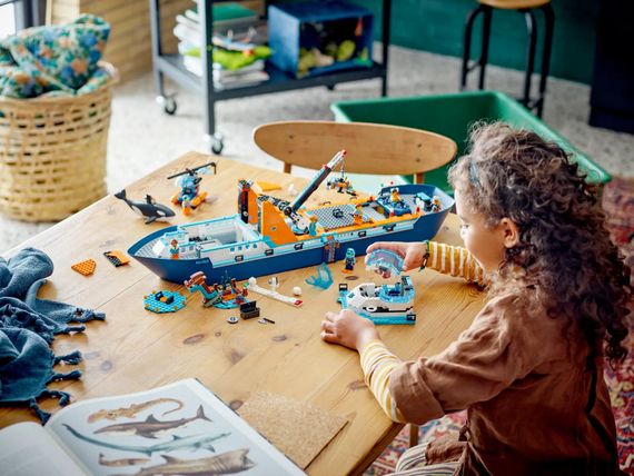 Конструктор LEGO City Арктический исследовательский корабль 60368 | Зображення 1