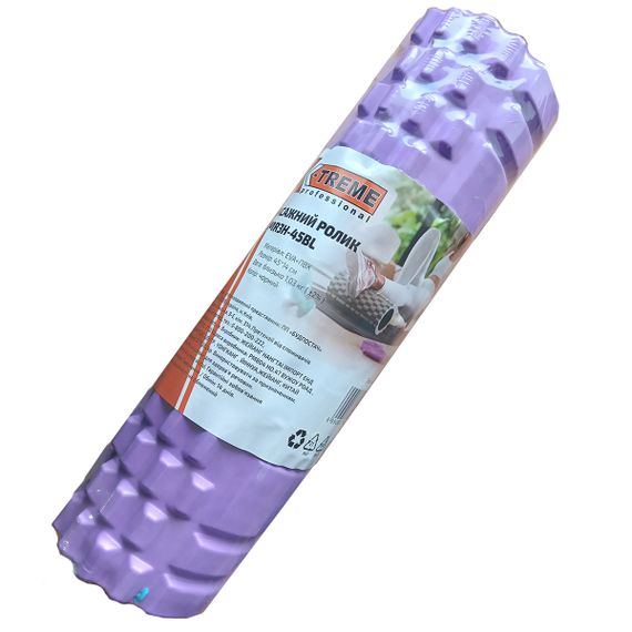 Массажный ролик XTMR3H-45BL 45х14 X-Treme | Зображення 5