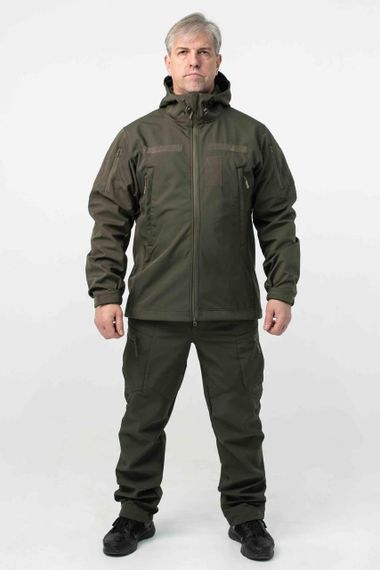 Утеплені Військові штани Soft Shell Military олива | Зображення 2