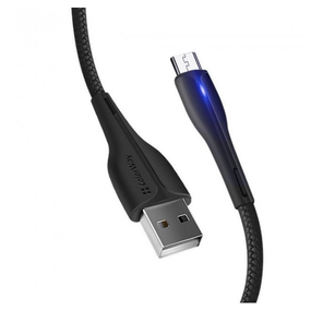 Кабель USB MicroUSB ColorWay CW-CBUM034-BK 2,4A LED індикатор 1м чорний