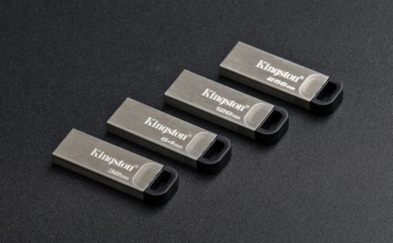 Flash Drives Kingston DataTraveler Kyson 256GB USB 3.2 (DTKN/256GB) Silver/Black | Зображення 4