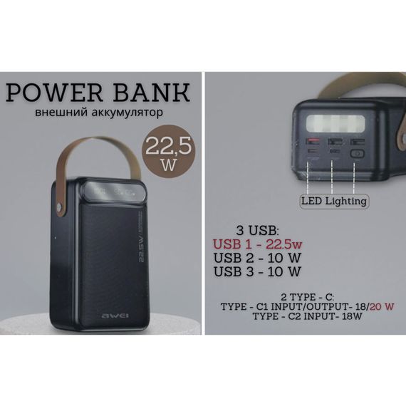 Повербанк 100000 mAh з швидкою зарядкою XPRO P101K (45619-P101K_830) | Зображення 2