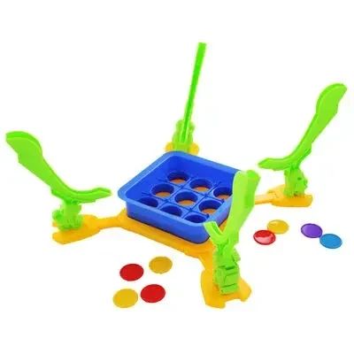 Настольная игра для семьи, 52 фишки Tic Tac & Stack / Детская игра интерактивная | Зображення 2