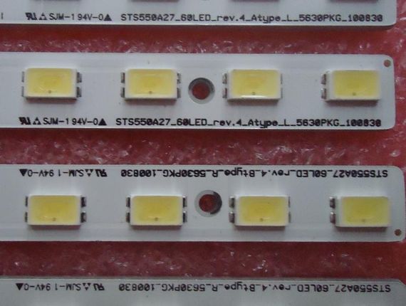 LED підсвітка TV 55" STS550A27-60LED-REV.4 LJ64-02894A STS550A27 SLED-2011SLS55-EQL-L/R-60-2D-REV0.2 2шт. | Зображення 2