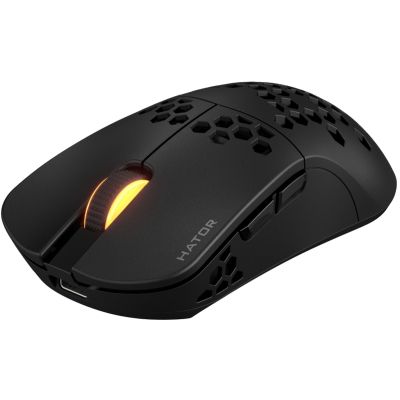 Мышка Hator Stellar Wireless/Bluetooth/USB Black (HTM650) | Зображення 1