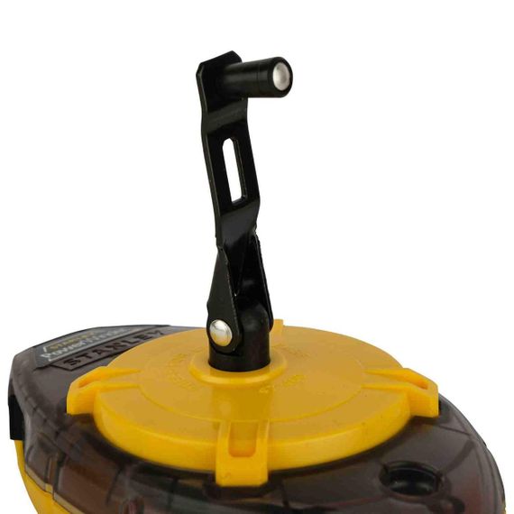 Шнур разметочный PowerWinder длиной 30 м в комплекте с меловым порошком и подвесным уровнем STANLEY 0-47-465 | Зображення 5