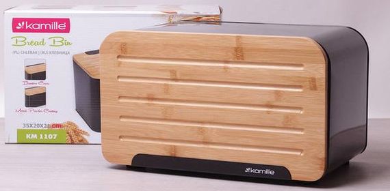 Хлібниця Breadbasket Steel 35х20см із нержавіючої сталі | Зображення 4