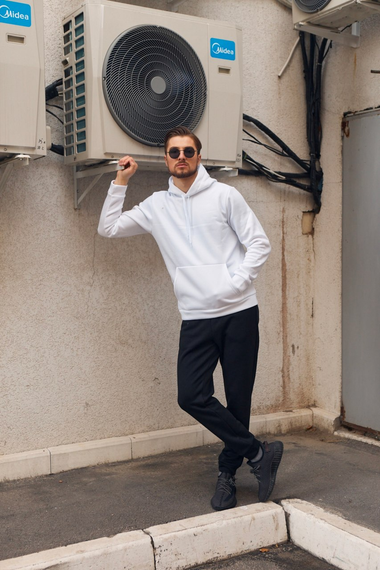 Худі зима біле S M | Зображення 5