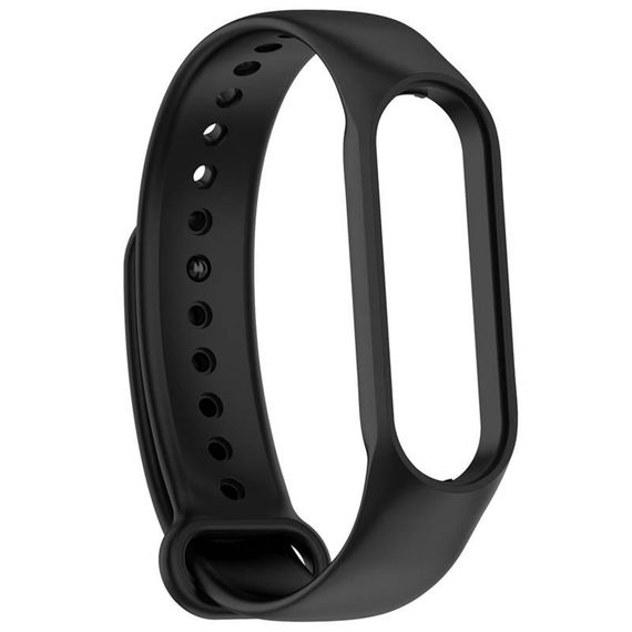 Силиконовый ремешок для Xiaomi Mi Band 7/6/5/4/3 Черный / Black | Зображення 3