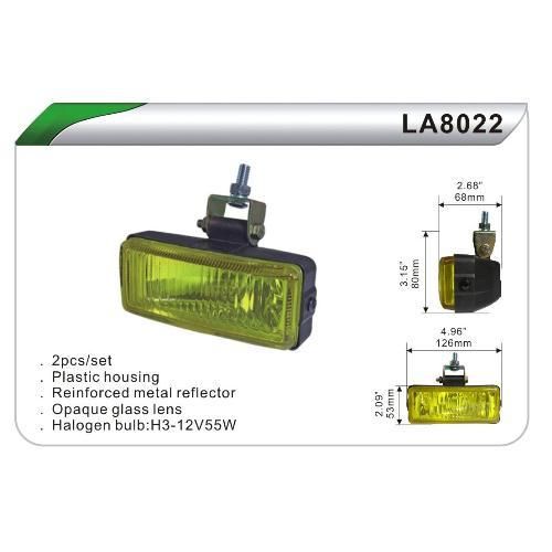 Фара додаткова DLAA 8022 W/H3-12V-55W/126*53мм