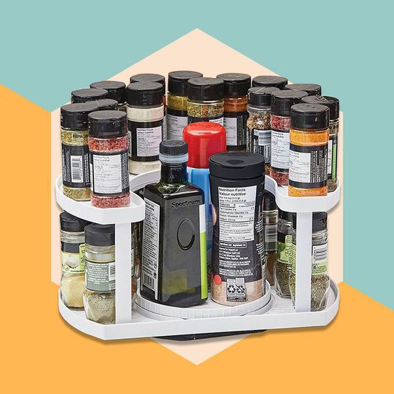 Спецівниця Spice Spinner Two-Tiered Spice Organizer, Поворотна підставка для спецій, Карусель для спецій | Зображення 4