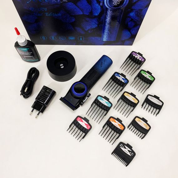 Професійна електрична машинка для стрижки VGR, Професійна машинка для стрижки з насадками ED-21 | Зображення 4