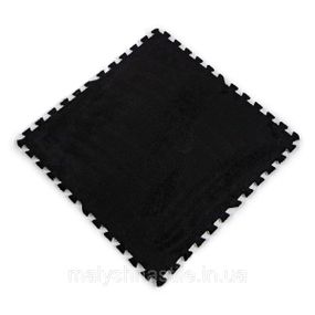 Пол-пазл плюшевый ЧЕРНЫЙ 60*60*1cm (D) SW-00002079