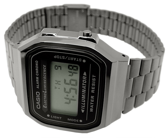 Мужские наручные часы Casio Collection A168WEGG-1AEF оригинальные японские со стальным браслетом | Зображення 5