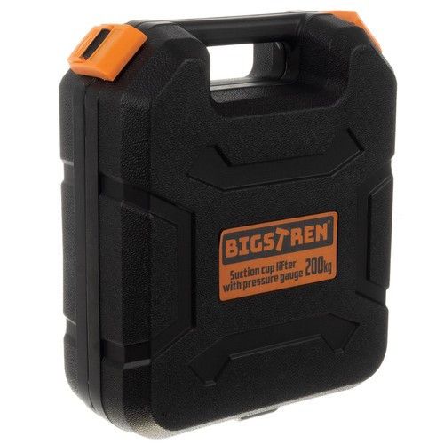 Вакуумная присоска с манометром и насосом для плитки, стекла, гранита, зеркал (до 200 кг) в кейсе | Зображення 9