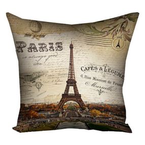 Подушка габардинова з принтом Paris 50x50 (5P_15L040)