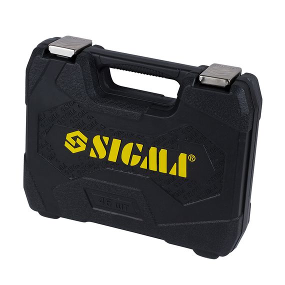 Набір насадок торцевих і біт Sigma 1/4" 46 шт CrV mid (6003511) | Зображення 1