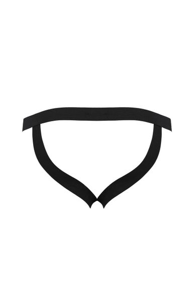 Чоловічі сліпи на шнурівці Passion 044 SLIP BEN L/XL Black, екошкіра, люверси sexstyle | Зображення 3