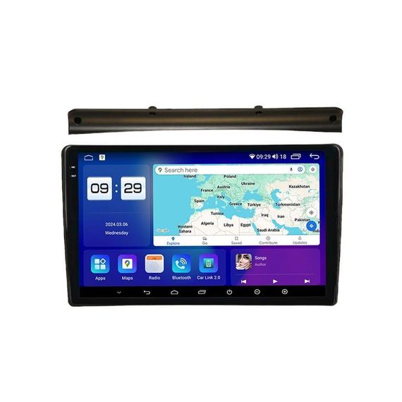 Штатна магнітола серії Mekede M200S 2K під Hyundai Azera 2006-2010 Grandeur (TG) 2005–2011 (W2) 9 дюймів