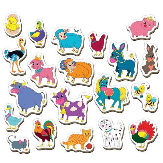 Набір магнітів "Farm" Magdum ML4031-32 EN | Зображення 1