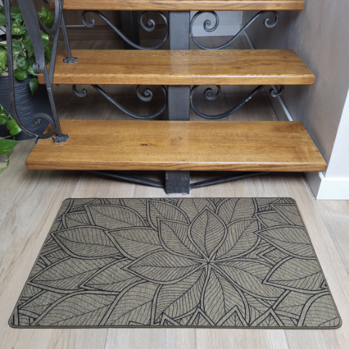 Килимок універсальний для підлоги льон Флора 70*120см Дариана | Зображення 1