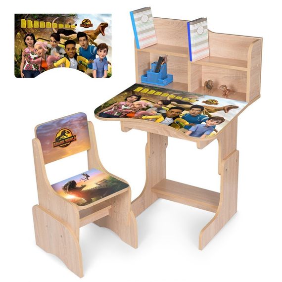 Детская Парта N 2071-14-3 дерево,  со стульчиком