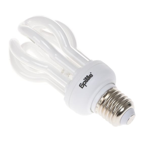 Лампа энергосберегающая E27 PL-4U 20W/827 MINI LOTUS blister Brille 220V | Зображення 3