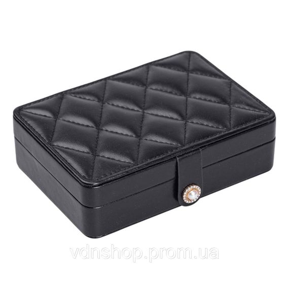 Скринька для прикрас з еко шкіри 16×11×4.7 см органайзер для ювелірних виробів HP-5-30B | Зображення 4