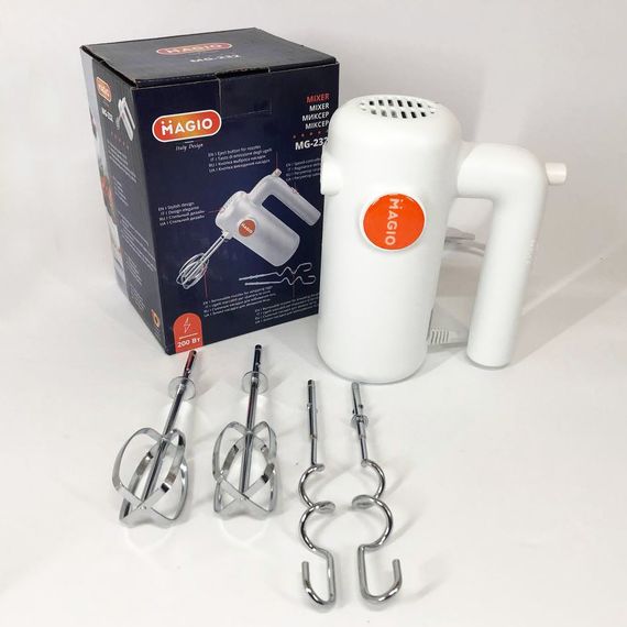 Міксер ручний MAGIO MG-232, Потужний міксер, Міксер блендер ручний, Побутові міксери, Хороший міксер | Зображення 5