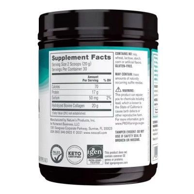 Витаминно-минеральный комплекс Neocell Пептиды Супер коллагена, 20 гр, Тип 1&3, Super Collagen Peptides, | Зображення 1