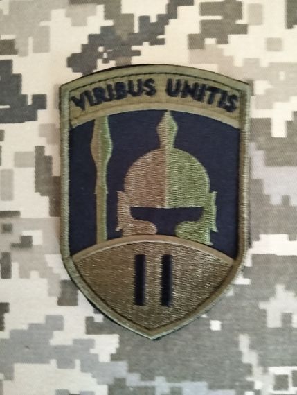 Шеврон 2 интернациональный легион (зеленый)