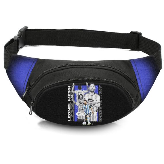 Сумка-бананка дитяча з принтом Ліонель Мессі поясна сумка для хлопчика (4560)