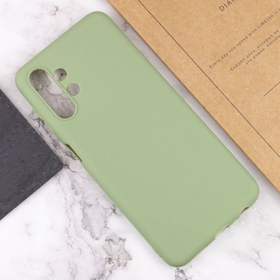 Силиконовый чехол Candy для Samsung Galaxy A13 4G / A04s Фисташковый | Зображення 3