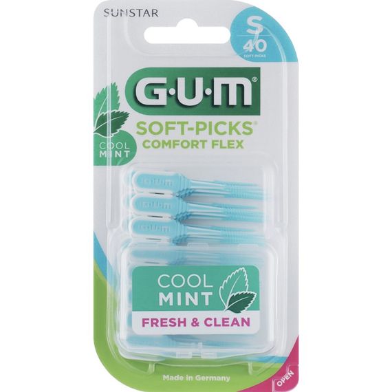 Набір міжзубних щіток GUM Soft Picks Comfort Flex Mint, мала, 40 штук