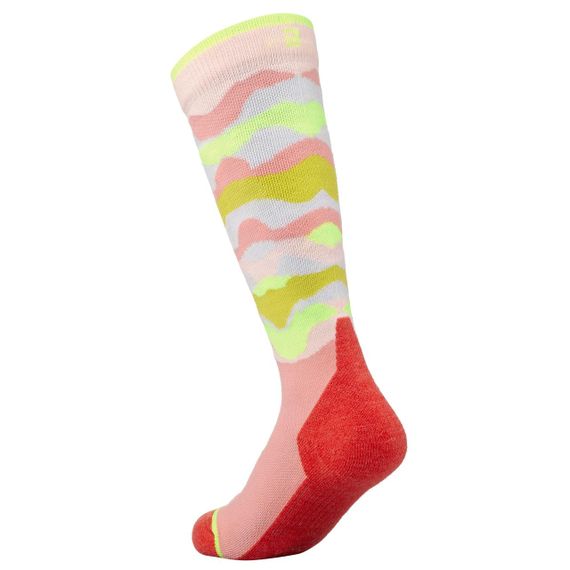 Шкарпетки дитячі 100 для лижного спорту камуфляжні/рожеві - EU31/34 UA31/34 | Зображення 1