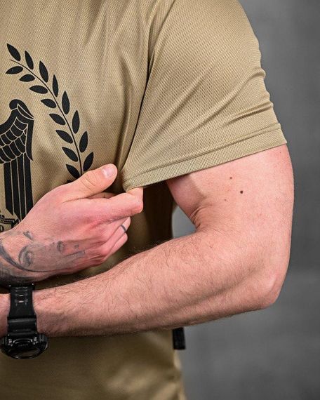 Тактична потоотводна футболка OBLIVION Орел coyot ДЛ7055 | Зображення 3