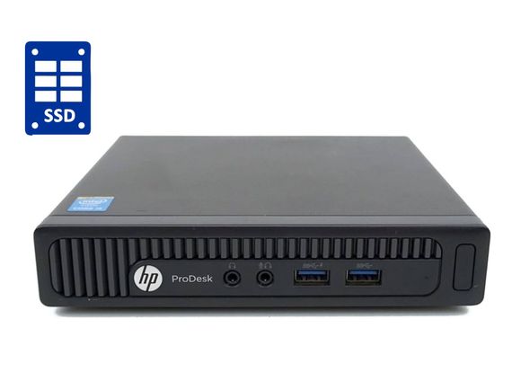 Неттоп Б-класс HP ProDesk 600 G1 Mini USFF / Intel Core i3-4160T (2 (4) ядер по 3.1 GHz) / 8 GB DDR3 / 240 GB SSD / Intel HD Graphics 4400 б/у