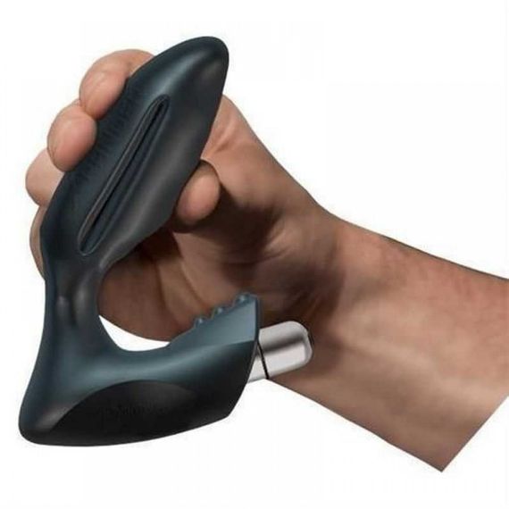 Массажер простаты размер S, XPANDER X4+ rechargeable PowerRocket, черный, 9.5 см sexstyle | Зображення 2