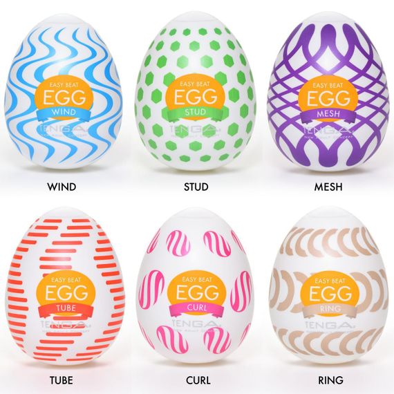 Набор мастурбаторов-яиц Tenga Egg Wonder Pack (6 яиц) Sex Aura | Зображення 2