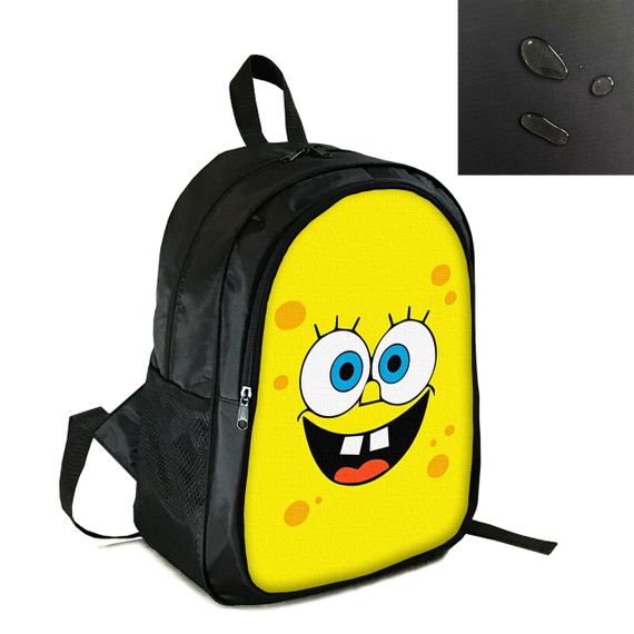 Рюкзак городской/школьный 38×28см с принтом Губка Боб детский, подростковый,спортивный(4123)