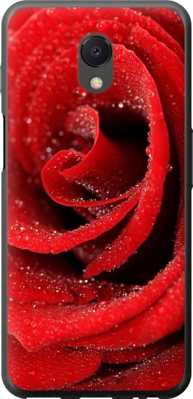 Чехол на Meizu M6s Красная роза "529u-1364-17620"